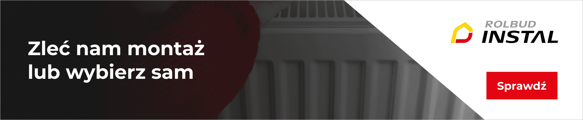 baner piec gazowy grzejnik